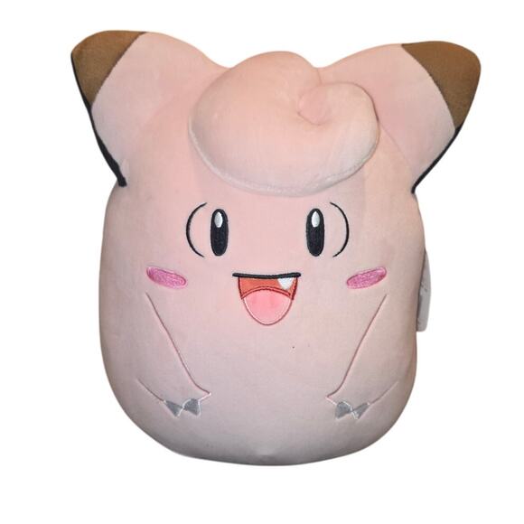 Squishmallows Pokémon Clefairy 11” Plush Toy Pink Stuffed Animal - New - Picture 1 of 3